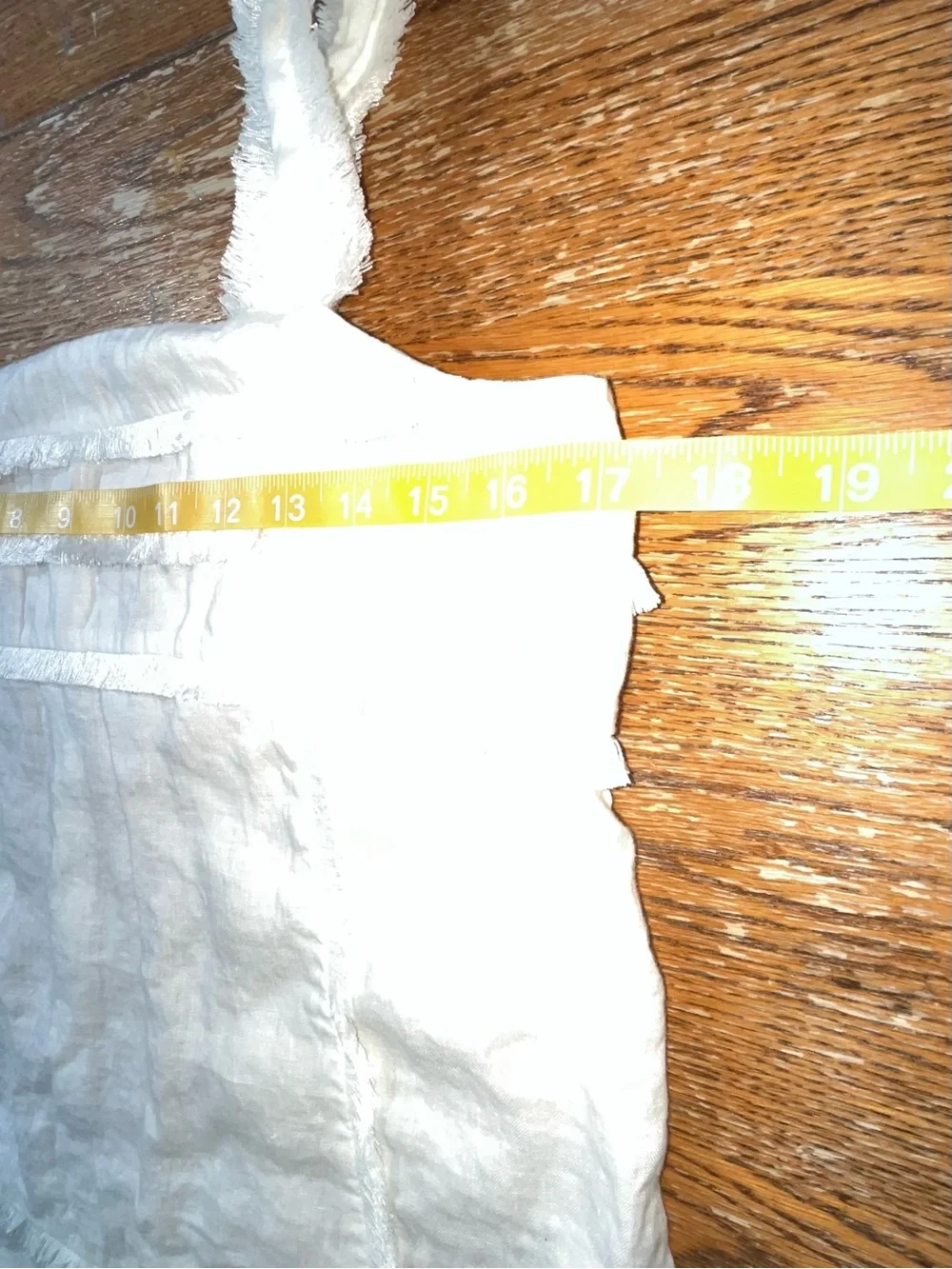 J. Crew Linen White Tank Size 6 - Picture 5 of 7